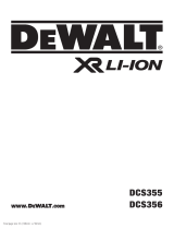DeWalt DCS356 Manual do usuário
