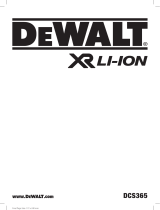 DeWalt DCS365 Manual do usuário
