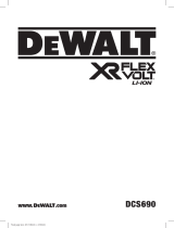 DeWalt DCS690 Manual do usuário