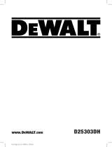 DeWalt D25303DH Manual do usuário