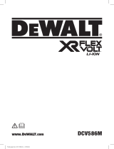 DeWalt DCV586 Manual do usuário