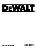DeWalt DCMBA572 Manual do usuário