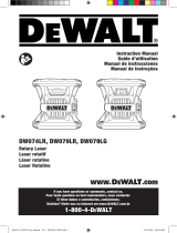 DeWalt DW079LR Manual do usuário