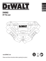 DeWalt DW0802 Manual do usuário