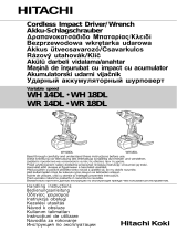 Hitachi WR 18DL Manual do usuário