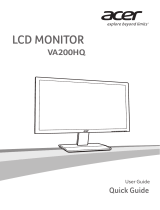Acer VA200HQ Manual do proprietário