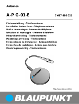 Blaupunkt A-P G01-E Manual do proprietário