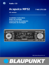Blaupunkt ACAPULCO MP52 US Manual do proprietário