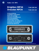 Blaupunkt brighton mp34 Manual do proprietário