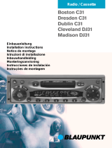 Blaupunkt MADISON DJ31 Manual do proprietário
