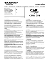 Blaupunkt CMW 252 MIDBASS CARMAGIC Manual do proprietário