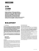 Blaupunkt GTA 2100B Manual do proprietário