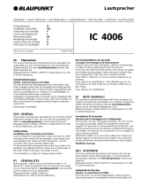 Blaupunkt IC 4006 Manual do proprietário