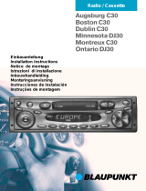 Blaupunkt ONTARIO DJ30 Manual do proprietário