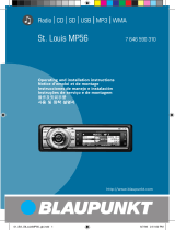 Blaupunkt ST. LOUIS MP56 Manual do proprietário