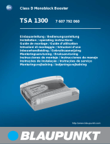 Blaupunkt TSA 1300 Manual do proprietário