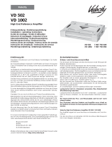 Blaupunkt VD 502/ VD 1002 Manual do proprietário