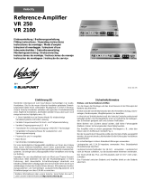 Blaupunkt VELOCITY VR 250 / VR 2100 REFERENCE AMPLIFIER Manual do proprietário