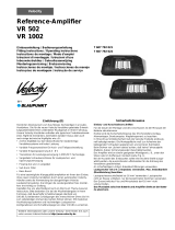 Blaupunkt VELOCITY VR 502/ VR 1002 Manual do proprietário