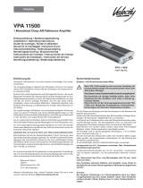 Blaupunkt vpa 11500 velocity Manual do proprietário