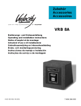 Blaupunkt VELOCITY VRB 8A Manual do proprietário