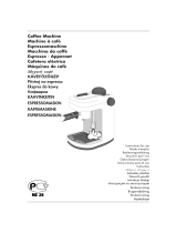 DeLonghi bar 6 f caffe parma Manual do proprietário