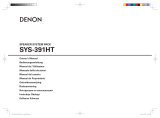 Denon SYS-391HT Manual do proprietário