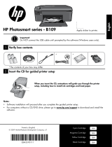 HP Photosmart All-in-One Printer series - B109 Manual do proprietário