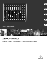 Behringer X-TOUCH COMPACT Manual do proprietário