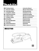 Makita BO3700 Manual do proprietário