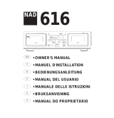 NAD 616 Manual do proprietário