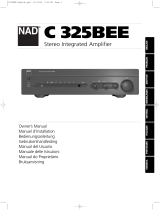 NAD C325BEE Manual do proprietário