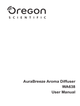 Oregon Scientific AURABREEZE WA638 Manual do usuário