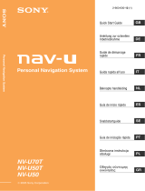 Sony NV Series nav-u NV-U70T Manual do proprietário