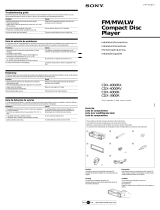 Sony CDX-4000R Manual do proprietário