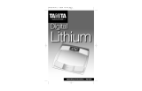 Tanita Digital Lithium HD-370 Manual do proprietário