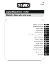 Xavax Digital Roasting Thermometer Manual do usuário