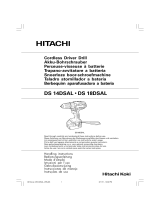 Hitachi DS18DSAL Manual do proprietário