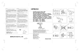 Hitachi DV18DCL Manual do usuário