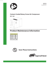 Ingersoll-Rand R37-160 Product Maintenance Information