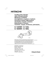 Hitachi G 18DL Handling Instructions Manual