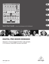 Behringer Digital Pro Mixer DDM4000 Guia rápido