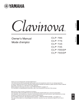 Yamaha Clavinova Digital Piano Manual do usuário