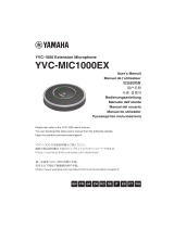 Yamaha YVC-MIC1000EX Manual do usuário