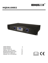 HQ Power Power Amplifier HQDA10002 Manual do usuário