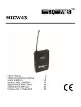 HQ Power MICW43 Manual do usuário