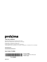 Proxima Ultralight S520 Manual do usuário