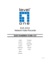 LevelOne NVR-0316 Quick Installation Manual