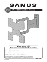 Sanus VMF322 Manual do usuário