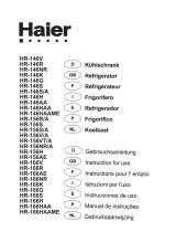 Haier HR-146HAAME Manual do usuário